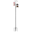 VEVOR Double Shepherds Hook 8 Pack 76 Inch Heavy Duty Bird Feeder Pole