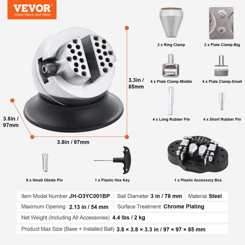 VEVOR Ball Vise 3\