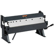 VEVOR Box and Pan Brake, 24-Inch, 0-130 Degrees Sheet Metal Bending Brake, Portable Metal Bender with 20 Gauge Low Carbon Steel 14 Gauge Aluminum Capacity, 5 Adjustable Fingers for Metal Bending