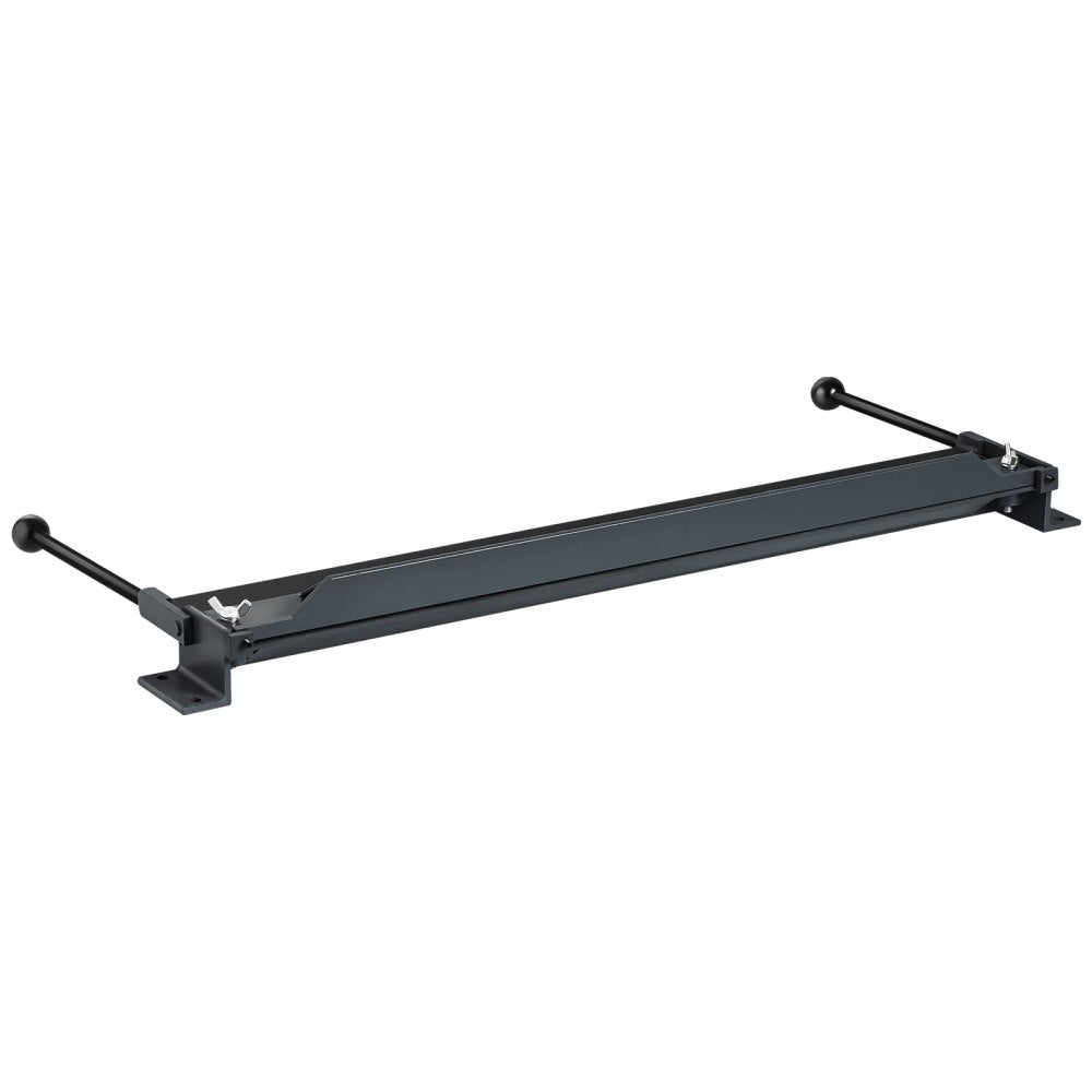 VEVOR Box and Pan Brake, 36-Inch, 0-130 Degrees Sheet Metal Bending Brake, Portable Mini Metal Bender with 20 Gauge Low Carbon Steel 14 Gauge Aluminum Capacity Power Handle, for Metal Bending