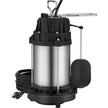 VEVOR Sump Pump, 1/2 HP 3960 GPH, Submersible Cast Iron Stainless Steel Water Pump, 1-1/2