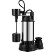 VEVOR Sump Pump, 1.5 HP 6000 GPH, Submersible Cast Iron and Stainless Steel Water Pump, 1-1/2