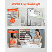 💡 2-in-1 Half Moon LED Lash Light – Floor & Desk Lamp (Model HD-M2X)