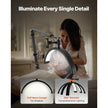 💡 2-in-1 Half Moon LED Lash Light – Floor & Desk Lamp (Model HD-M2X)