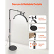 💡 2-in-1 Half Moon LED Lash Light – Floor & Desk Lamp (Model HD-M2X)
