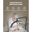 💡 2-in-1 Half Moon LED Lash Light – Floor & Desk Lamp (Model HD-M2X)