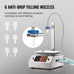 VEVOR Liquid Filling Machine, 30-15000 g Weighing Capacity, Automatic Bottle Filler Machine Bottling Machine Digital Control for Milk, Water, Oil, Wine, Beverage, Detergent, Shampoo (Single Nozzle)