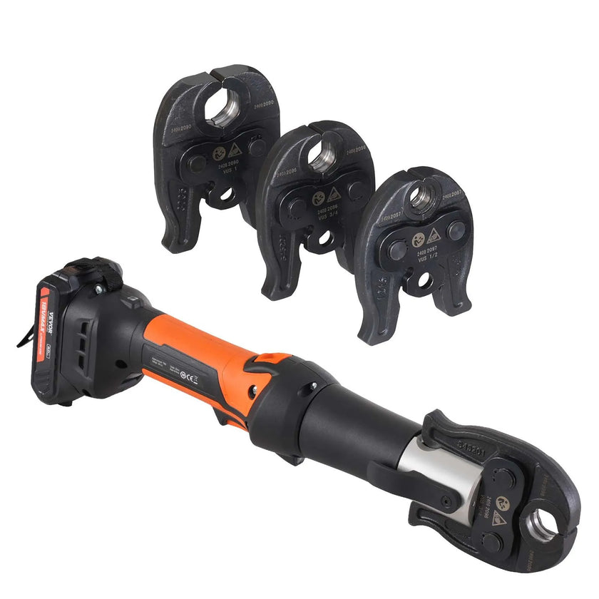 VEVOR Pro Press Tool Pipe Crimping Kit Press Tool Battery Kit 1/2