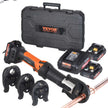 VEVOR Pro Press Tool Pipe Crimping Kit Press Tool Battery Kit 1/2