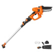 VEVOR 2-in-1 Cordless Pole Saw & Mini Chainsaw, 20V 4Ah Battery Pole Chainsaw, 5