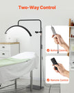 Half Moon Light for Esthetician 23inch Dimmable LED Floor Lamp Lash Light Arched