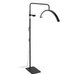 Half Moon Light for Esthetician 23inch Dimmable LED Floor Lamp Lash Light Arched