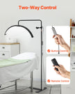 Half Moon Light for Esthetician 26inch Dimmable LED Floor Lamp Lash Light Arched
