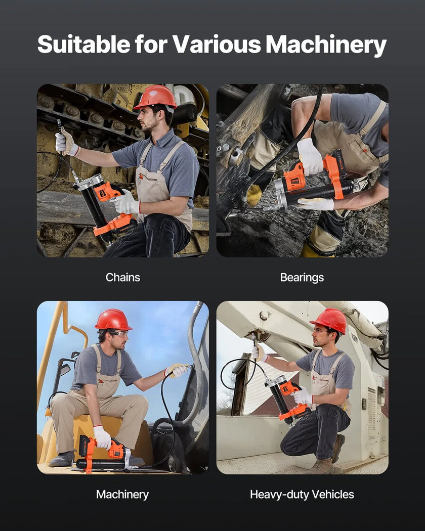 VEVOR Cordless Grease Gun 8000 PSI 20V Electric Grease Gun (Tool Only)