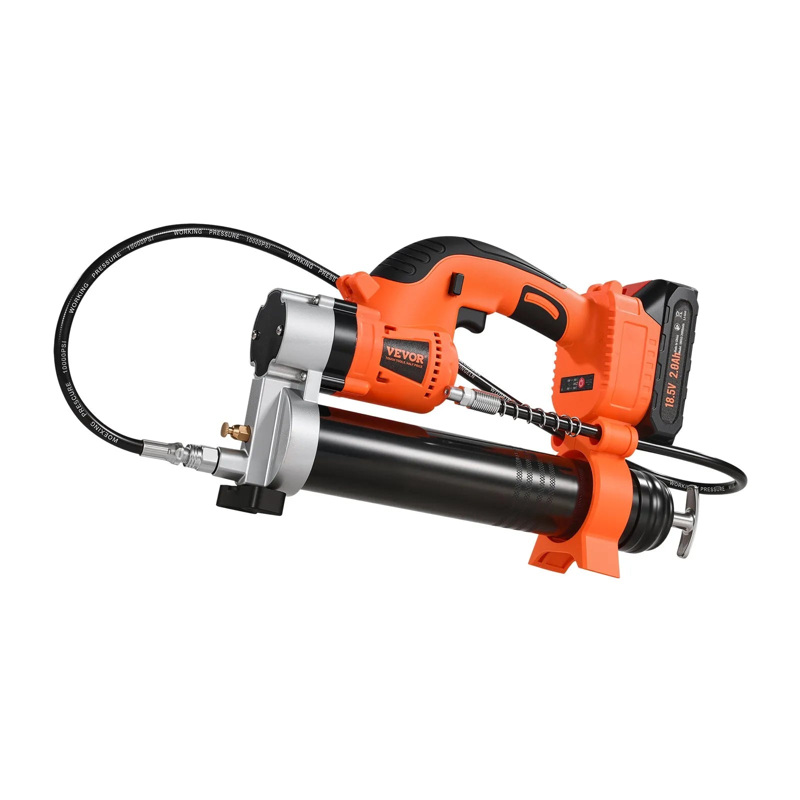 VEVOR Cordless Grease Gun 20V Electric Grease Gun Kit with Battery 30-inch Hose