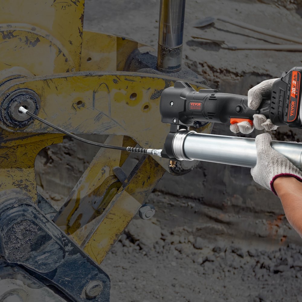 VEVOR Cordless Grease Gun, 20-Volt, 10,000 PSI, 39
