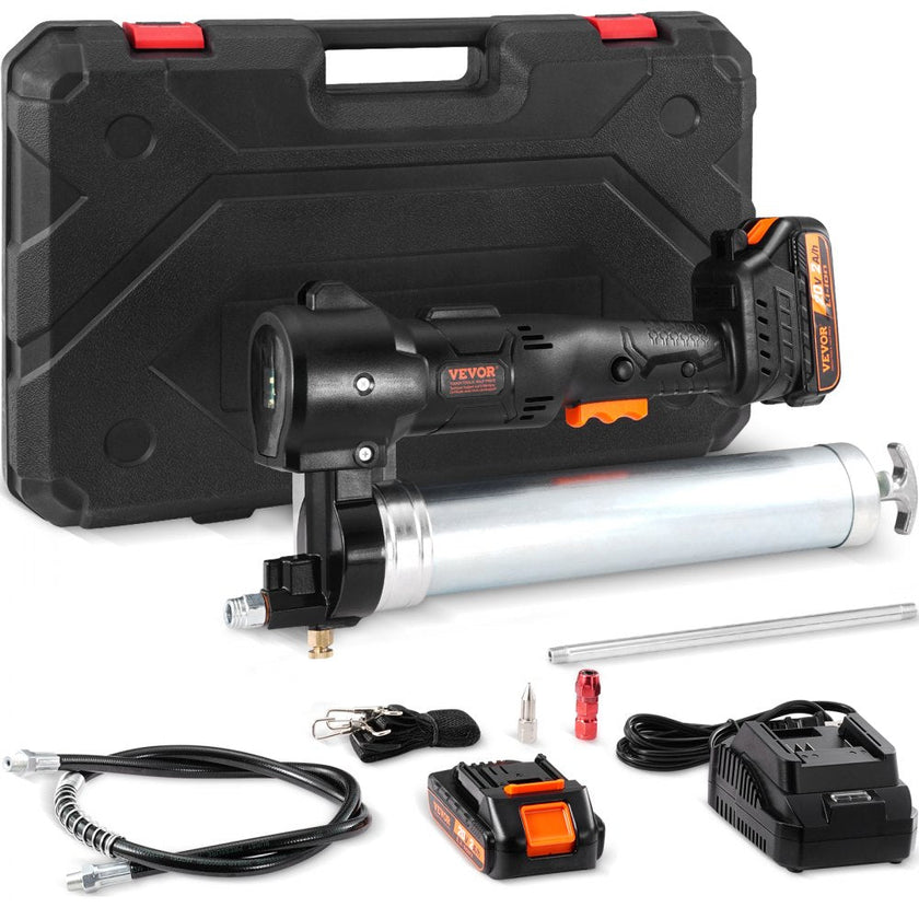 VEVOR Cordless Grease Gun, 20-Volt, 10,000 PSI, 39