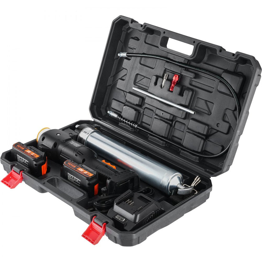 VEVOR Cordless Grease Gun, 20-Volt, 10,000 PSI, 39