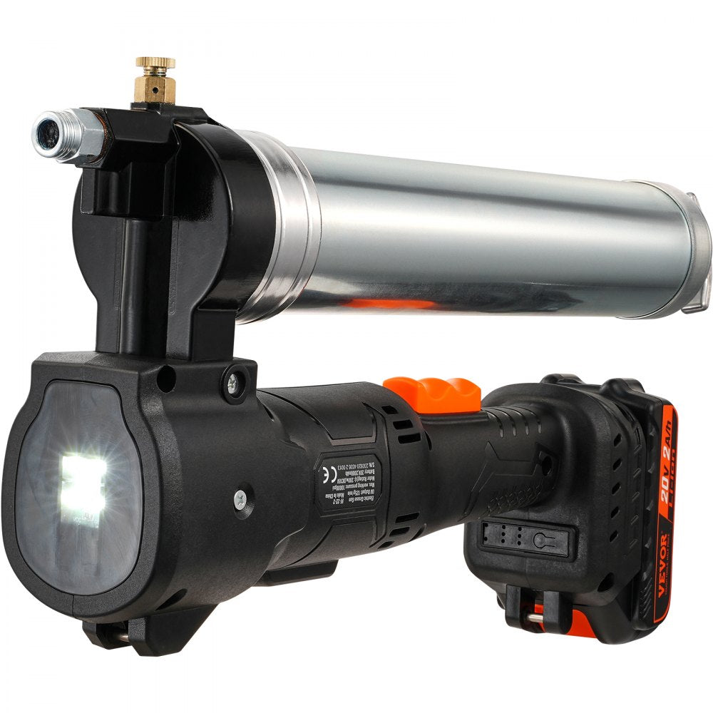 VEVOR Cordless Grease Gun, 20-Volt, 10,000 PSI, 39