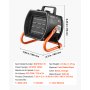 VEVOR 1500W Greenhouse Heater with Fan, Electric PTC Space Heater, Adjustable Angle, Low & High Heat Settings, Overheat Protection for Grow Tents, Greenhouses, Workshops & Home Offices