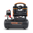 VEVOR Air Compressor 2.1 Gallon 900W 2.2 CFM@ 90PSI Oil Free with Max. 116PSI Pressure