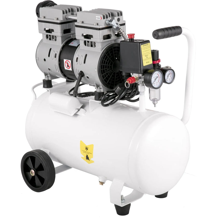 VEVOR Air Compressor 6.6 Gallon, Portable Air Compressor 1 HP, Oil Free Air Compressor Steel Tank 750W,  Pancake Air Compressor 115 PSI, Ultra Quiet Compressor for Home Repair, Tire Inflation