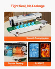 VEVOR Continuous Bag Band Sealing Machine Horizontal Band Sealer with Inflation