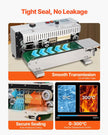 VEVOR Continuous Bag Band Sealing Machine Horizontal Band Sealer Stainless Steel