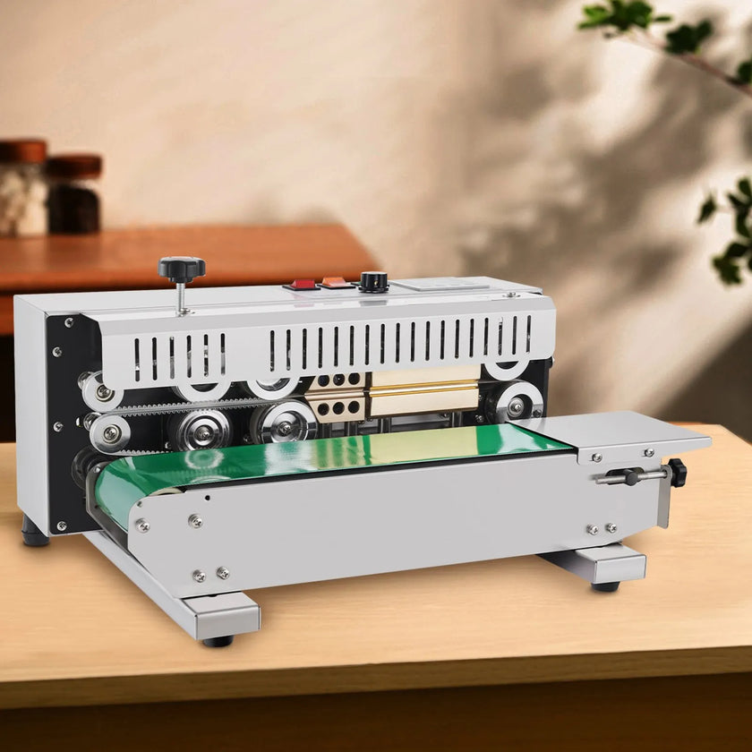 VEVOR Continuous Bag Band Sealing Machine Horizontal Band Sealer Stainless Steel