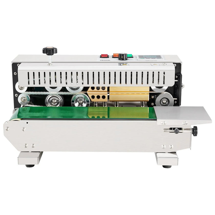 VEVOR Continuous Bag Band Sealing Machine Horizontal Band Sealer Stainless Steel