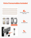 VEVOR Continuous Bag Band Sealing Machine Horizontal Band Sealer Carbon Steel