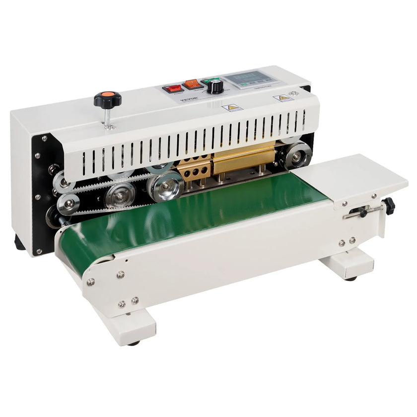 VEVOR Continuous Bag Band Sealing Machine Horizontal Band Sealer Carbon Steel