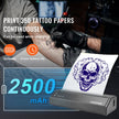 VEVOR Tattoo Transfer Stencil Printer, Wireless Bluetooth Tattoo Stencil Printer Machine with 10Pcs Transfer Paper and Cloth Bag, Portable Tattoo Printer for Android and iOS Phone, iPad and PC