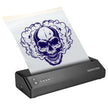 VEVOR Tattoo Transfer Stencil Printer, Wireless Bluetooth Tattoo Stencil Printer Machine with 10Pcs Transfer Paper and Cloth Bag, Portable Tattoo Printer for Android and iOS Phone, iPad and PC