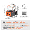 VEVOR Jewelry Polisher Tumbler, 11lbs/5kg Capacity Mini Rotary Tumbler Machine with 0-60 Minutes Timer, 5 Speeds Jewelry Rotary Finisher for Surface Polishing Grinding Buffing Gemstones Jewels Coins