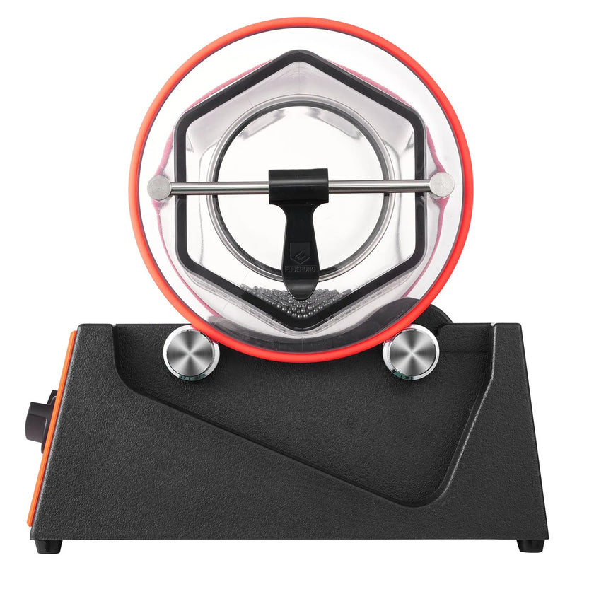 VEVOR Jewelry Polisher Tumbler, 11lbs/5kg Capacity Mini Rotary Tumbler Machine with 0-60 Minutes Timer, 5 Speeds Jewelry Rotary Finisher for Surface Polishing Grinding Buffing Gemstones Jewels Coins