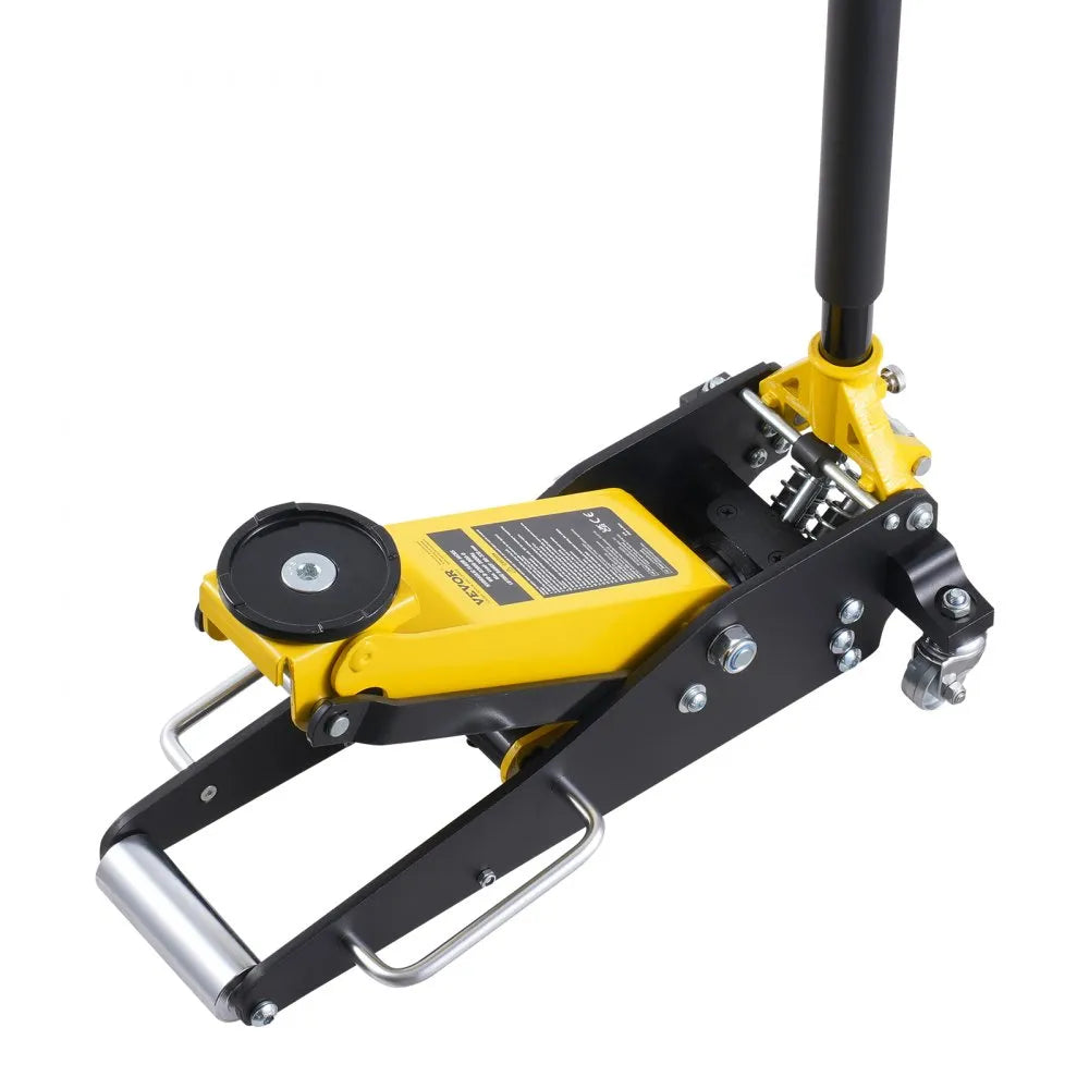 VEVOR Low Profile Floor Jack 2 Ton Heavy Duty Dual Piston Rapid Pump