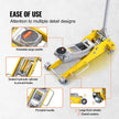 VEVOR Low Profile Floor Jack 3 Ton Heavy Duty Dual Piston Rapid Pump