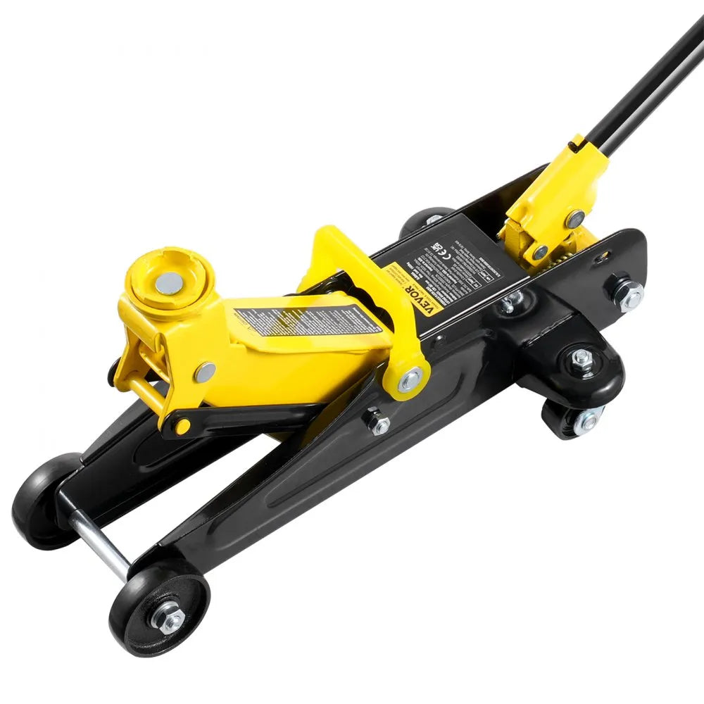 VEVOR Low Profile Floor Jack 1.5 Ton Heavy Duty Single Piston Hydraulic Pump
