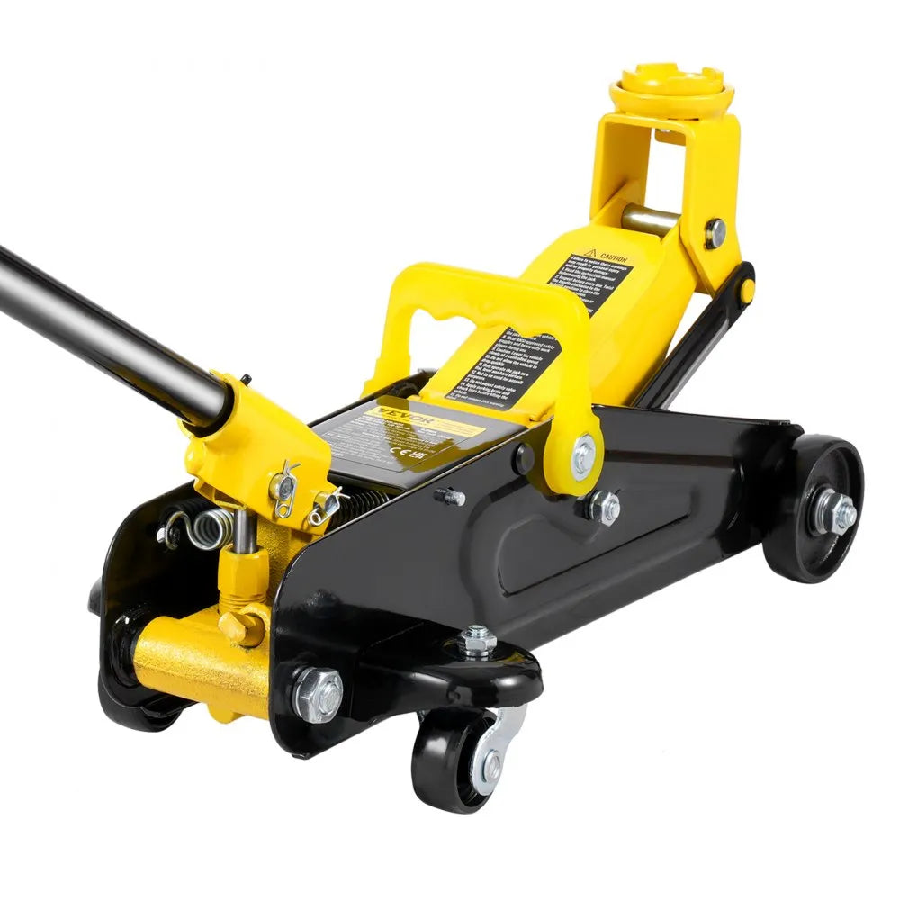 VEVOR Low Profile Floor Jack 1.5 Ton Heavy Duty Single Piston Hydraulic Pump