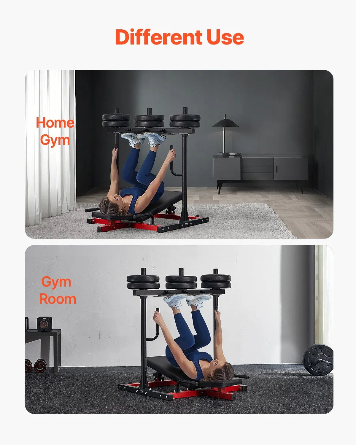 VEVOR Vertical Leg Press Machine Lower Body Special Home Gym Training Equipment