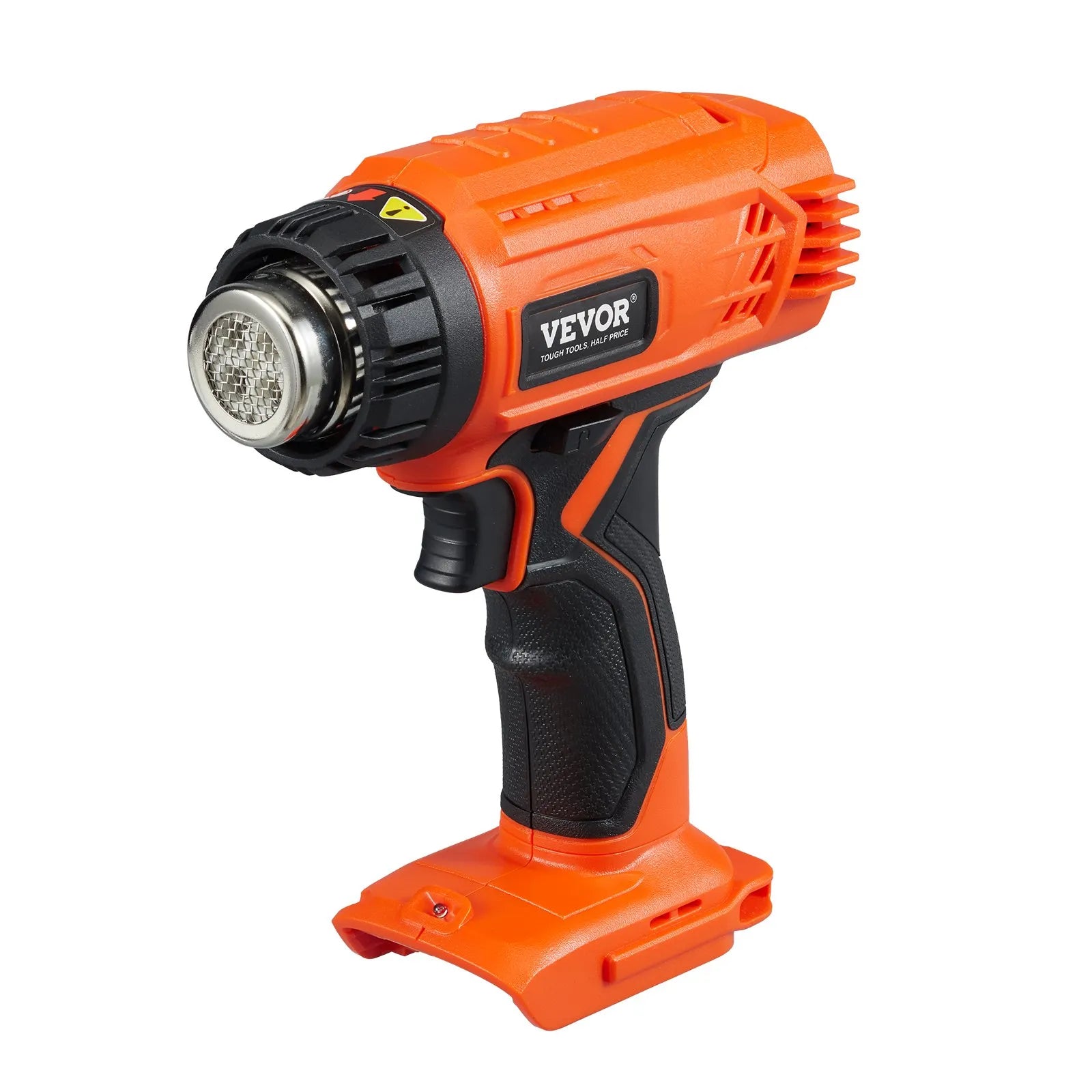 VEVOR Cordless Heat Gun Hot Air Gun with LCD Display Multi-Level Temp & 4 Nozzle