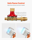 VEVOR Propane Heat Gun Up to 187660 BTU Hot Air Gun with Regulator & Carry Case