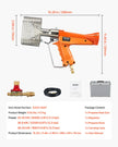 VEVOR Propane Heat Gun Up to 187660 BTU Hot Air Gun with Regulator & Carry Case