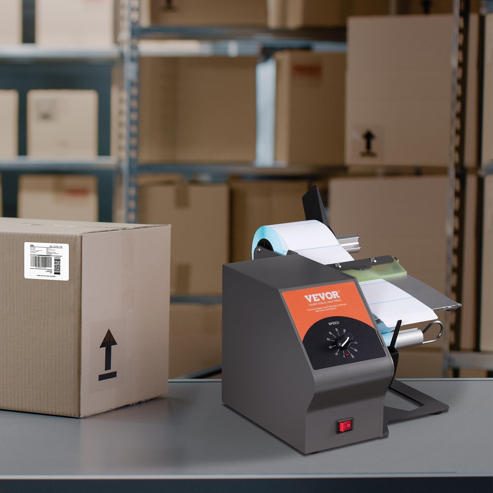 VEVOR Automatic Label Dispenser, Width 0.2