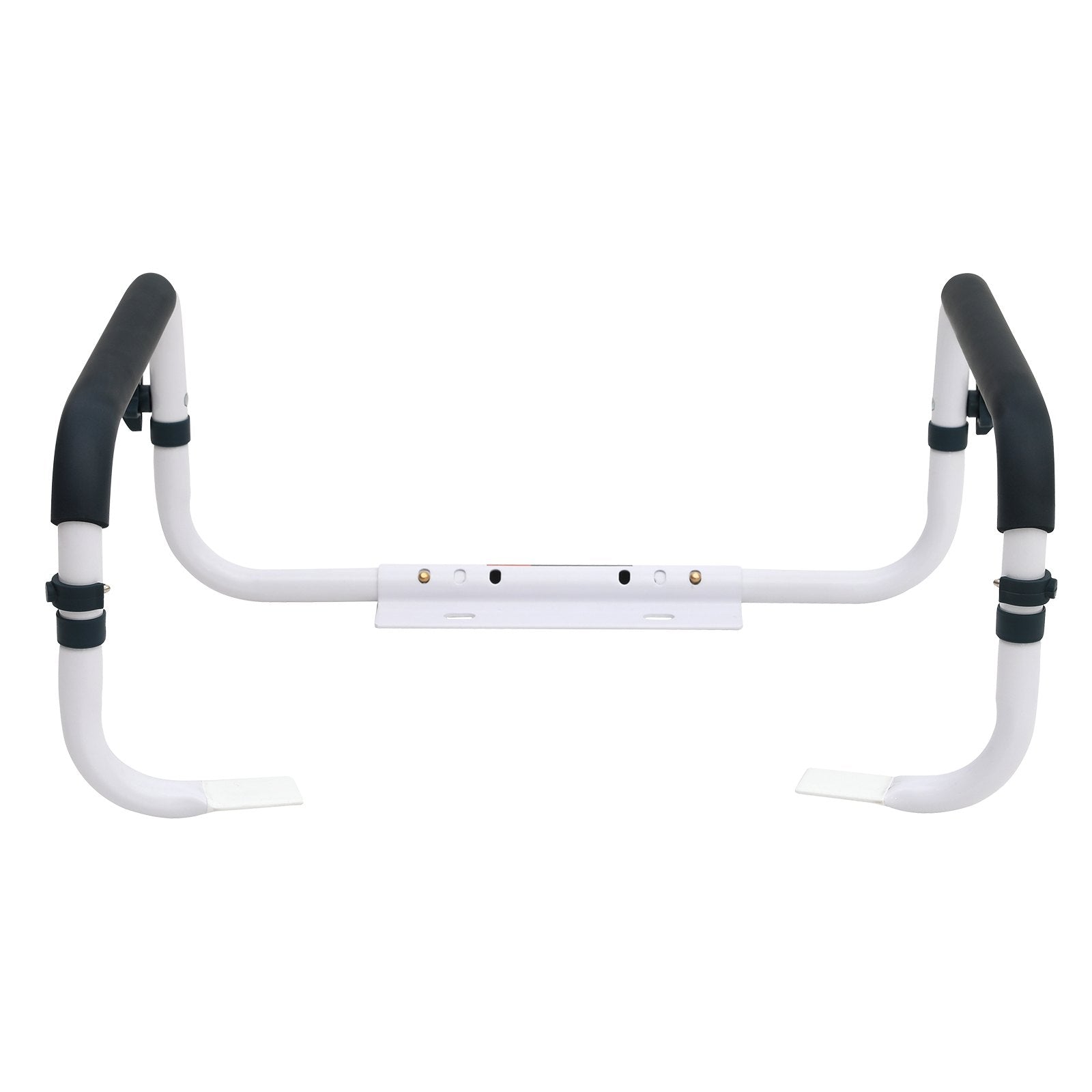 VEVOR Toilet Safety Rail, 300LBS Capacity Toilet Seat Frame, Adjustable Width Fit Most Toilets, Easy Installation, Toilet Handles Grab Bars with Padded Armrests for Handicap, Disabled, Seniors