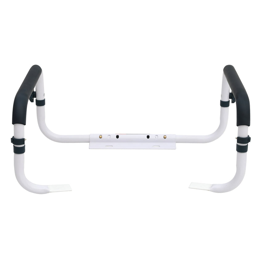 VEVOR Toilet Safety Rail, 300LBS Capacity Toilet Seat Frame, Adjustable Width Fit Most Toilets, Easy Installation, Toilet Handles Grab Bars with Padded Armrests for Handicap, Disabled, Seniors