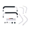 VEVOR Toilet Safety Rail, 300LBS Capacity Toilet Seat Frame, Adjustable Width Fit Most Toilets, Easy Installation, Toilet Handles Grab Bars with Padded Armrests for Handicap, Disabled, Seniors