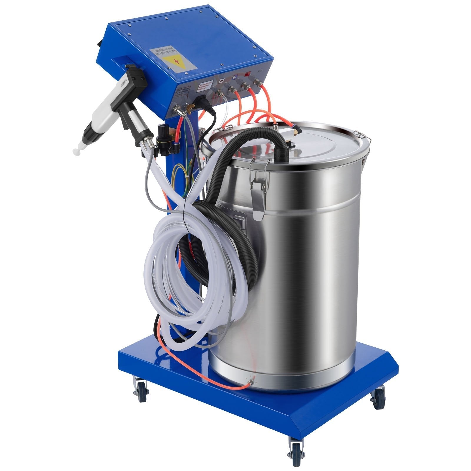 VEVOR Powder Coating Machine 50W 45L Capacity Electrostatic Powder Coating Machine Spraying Gun Paint 450g per Min WX-958 Powder Coating System