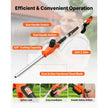 Cordless Pole Hedge Trimmer, 20V Electric Telescoping Hedge Trimmer Kit with 18